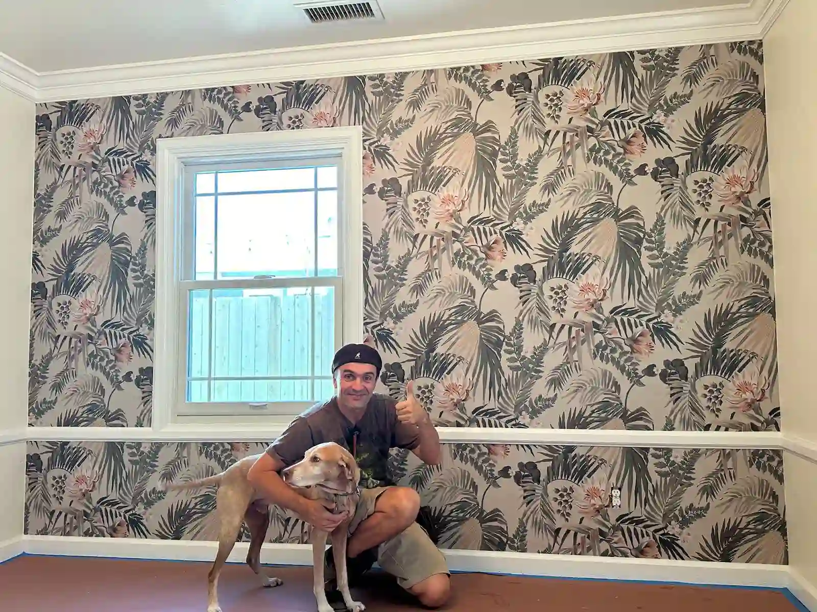 Professional wallpaper installer from Gordon's Wallpaper Installation